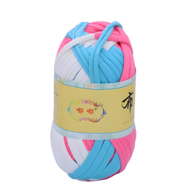 Eco-Friendly T-Shirt Yarn - Soft, Strong, and Versatile for DIY Projects, 10-Pack