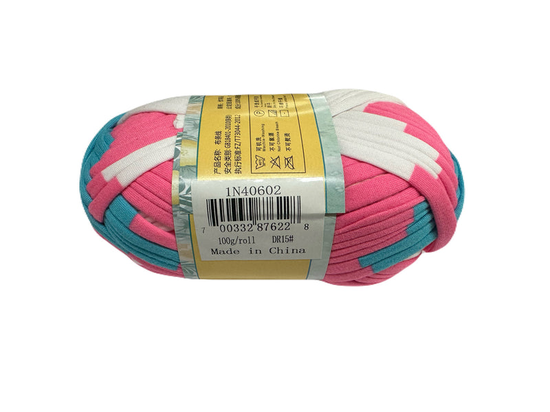 Eco-Friendly T-Shirt Yarn - Soft, Strong, and Versatile for DIY Projects, 10-Pack