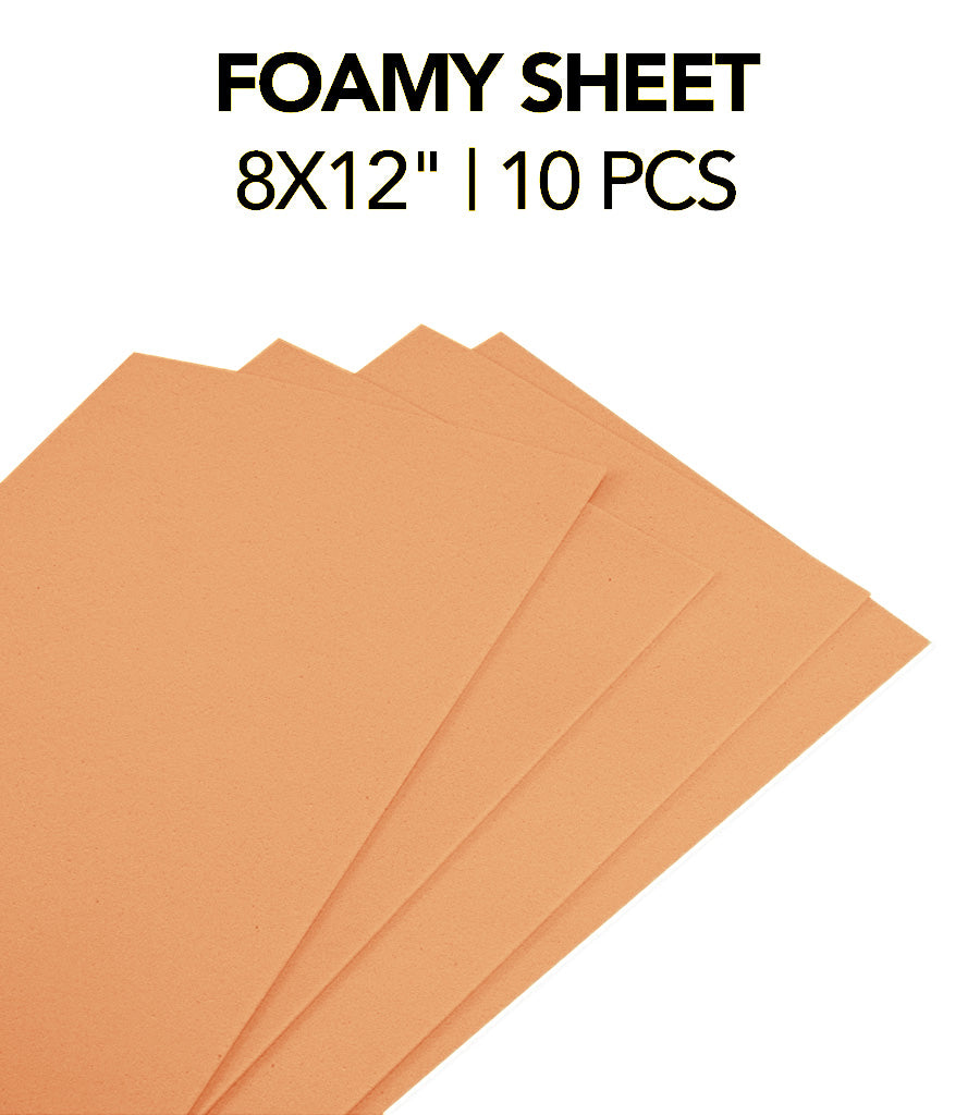 Avanti EVA Foam Sheets, 8 x 12 inches, Variety of colors, 10 Pcs per Package