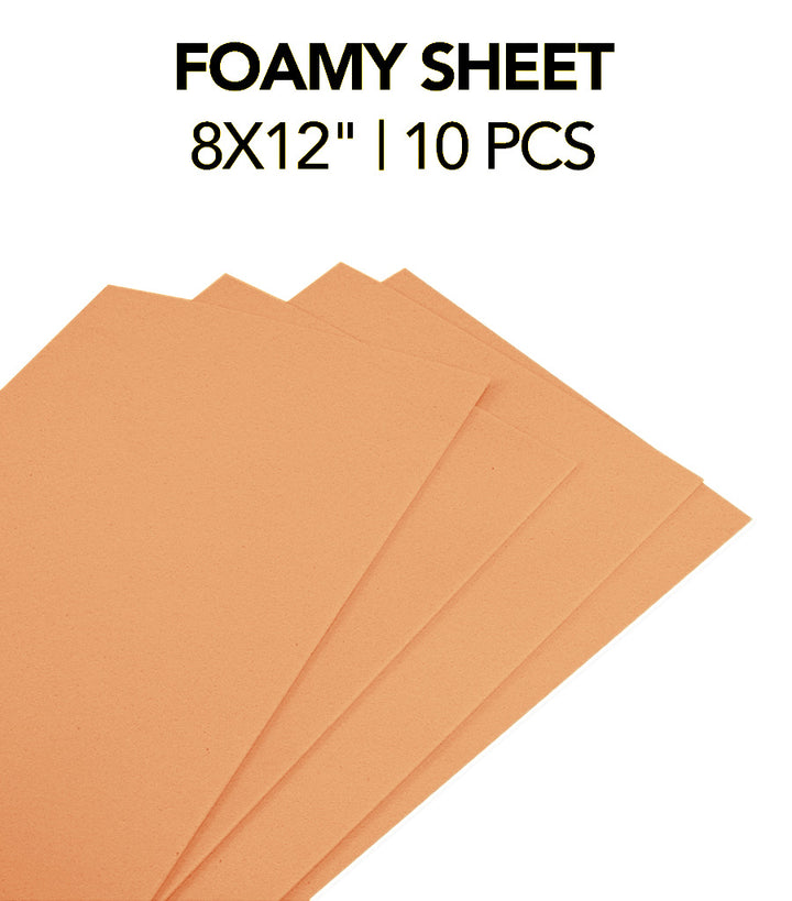Avanti EVA Foam Sheets, 8 x 12 inches, Variety of colors, 10 Pcs per Package