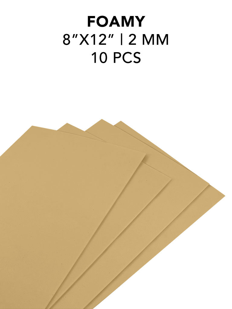 Avanti EVA Foam Sheets, 8 x 12 inches, Variety of colors, 10 Pcs per Package