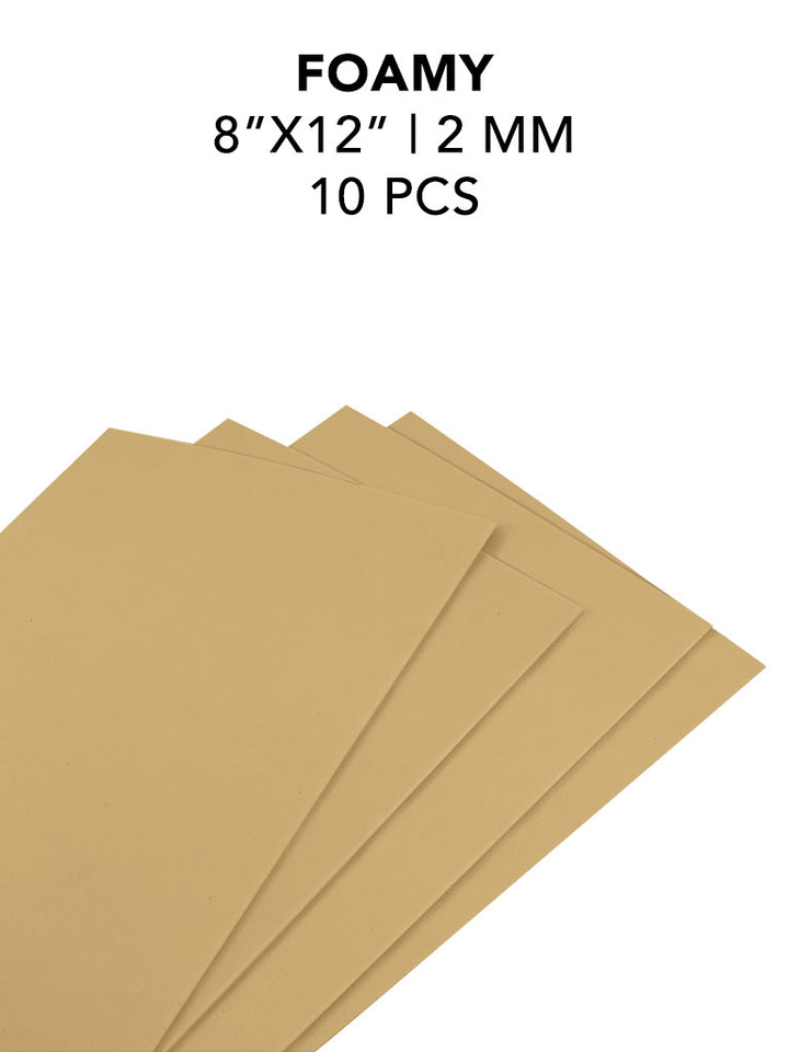 Avanti EVA Foam Sheets, 8 x 12 inches, Variety of colors, 10 Pcs per Package