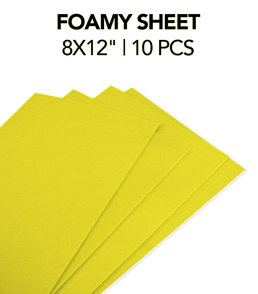 Avanti EVA Foam Sheets, 8 x 12 inches, Variety of colors, 10 Pcs per Package