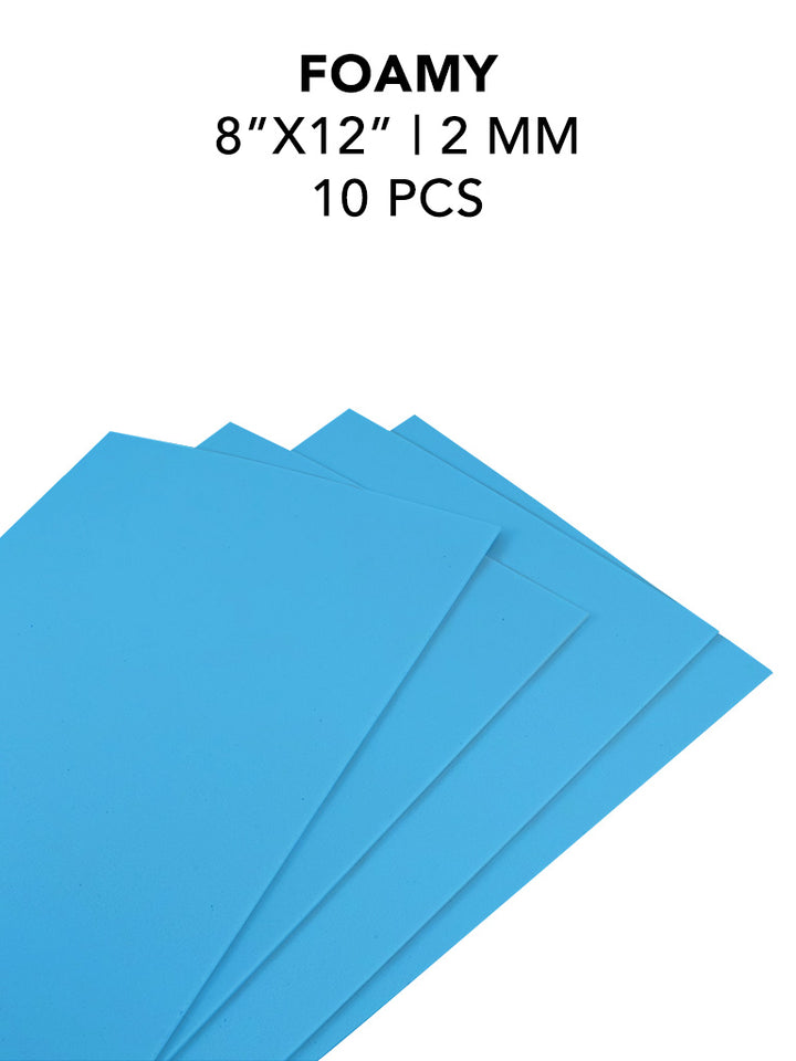 Avanti EVA Foam Sheets, 8 x 12 inches, Variety of colors, 10 Pcs per Package