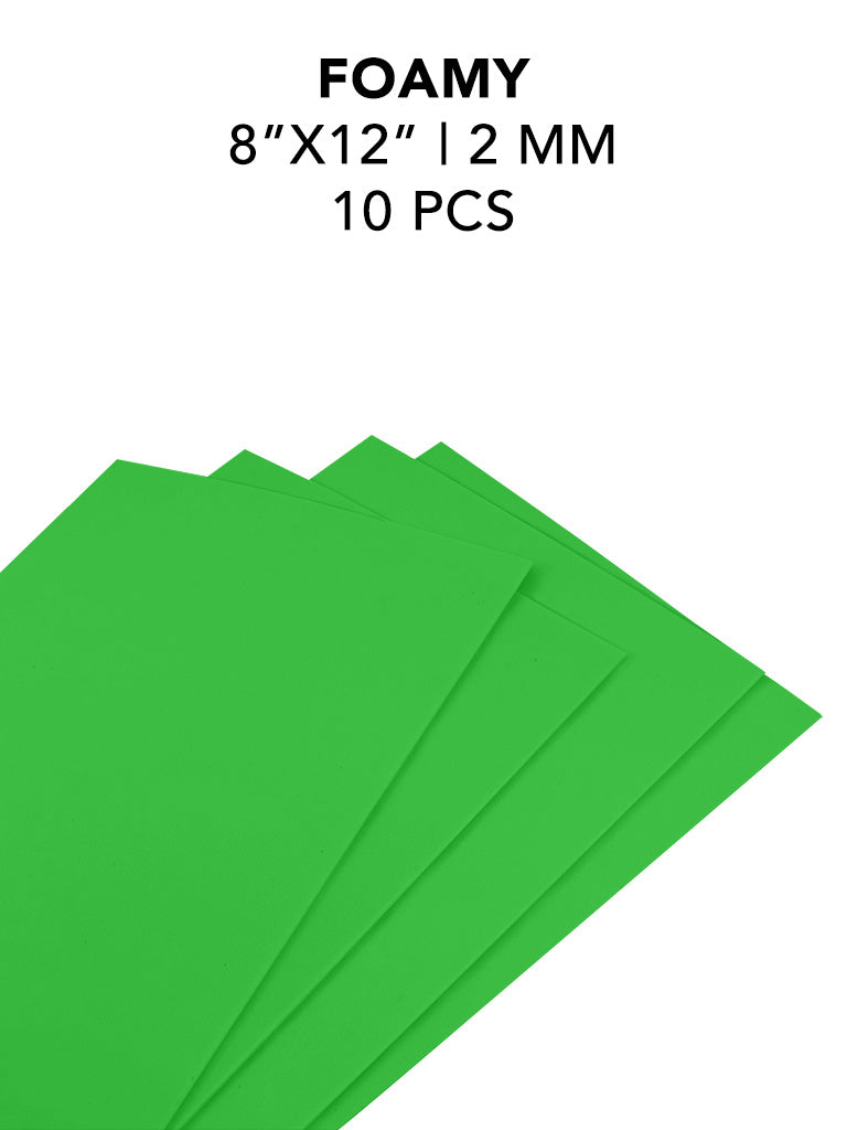 Avanti EVA Foam Sheets, 8 x 12 inches, Variety of colors, 10 Pcs per Package