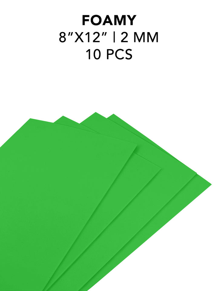 Avanti EVA Foam Sheets, 8 x 12 inches, Variety of colors, 10 Pcs per Package