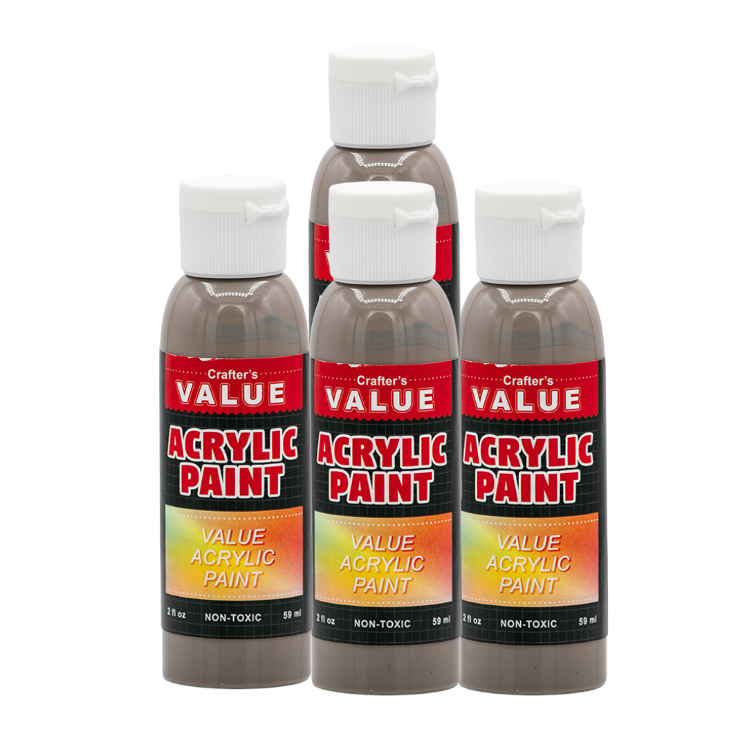 Value Paint by Painters by Heart – 2 fl oz (59 ml) Acrylic Paint – Standard Colors (Single or 4 Pack)