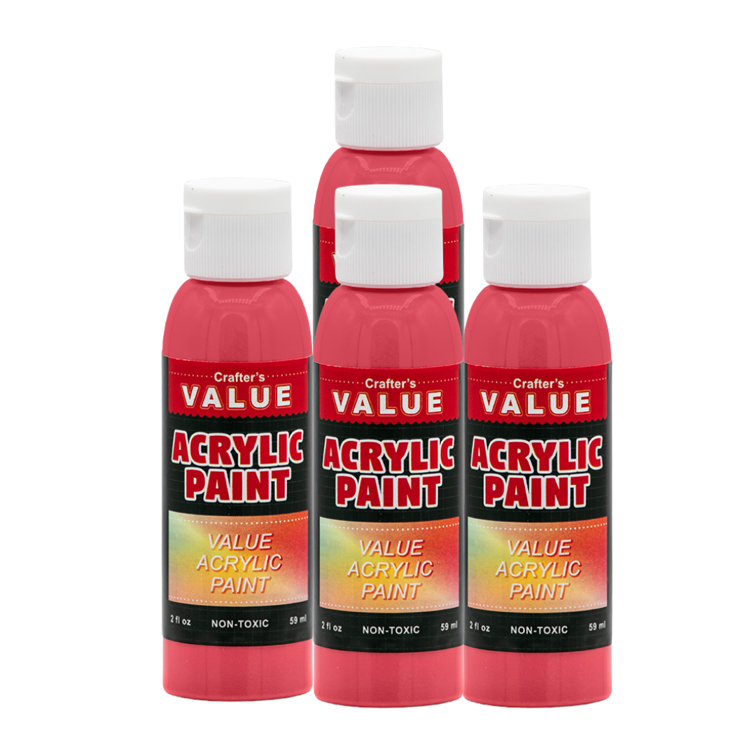Value Paint by Painters by Heart – 2 fl oz (59 ml) Acrylic Paint – Pearl Colors (Single or 4 Pack)