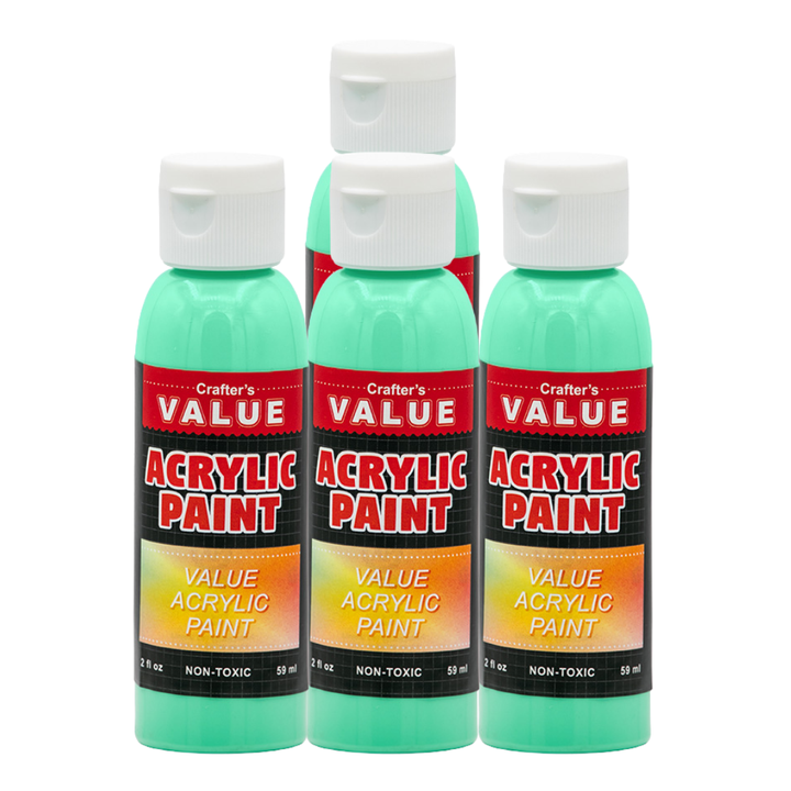 Value Paint by Painters by Heart – 2 fl oz (59 ml) Acrylic Paint – Standard Colors (Single or 4 Pack)