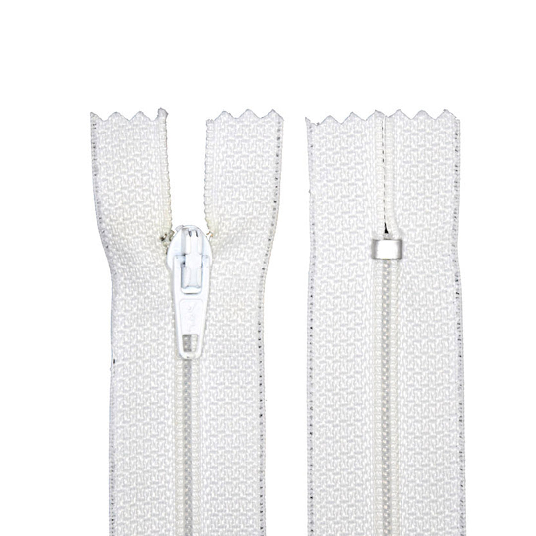 100% Nylon Zippers for Sewing Crafts, 9" inch, 1 Piece, Variety Colors, 6-Pack