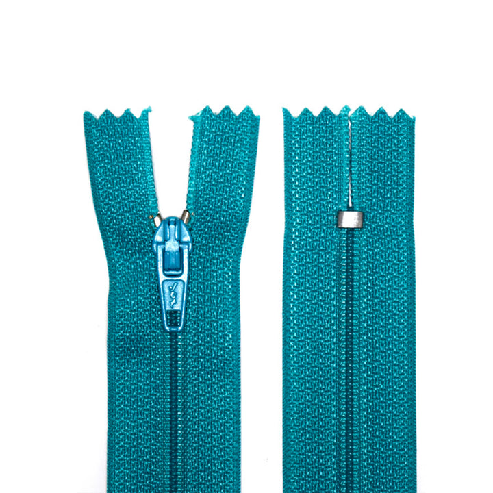 100% Nylon Zippers for Sewing Crafts, 9" inch, 1 Piece, Variety Colors, 6-Pack