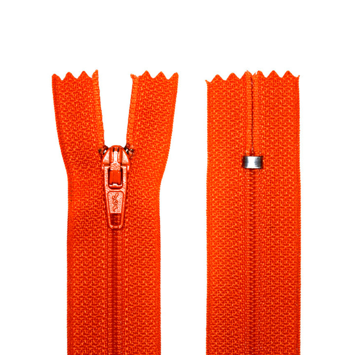 100% Nylon Zippers for Sewing Crafts, 9" inch, 1 Piece, Variety Colors