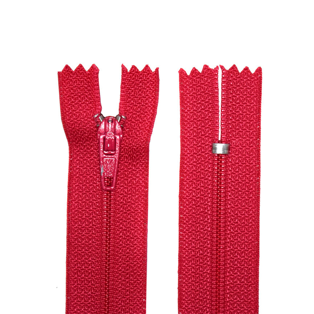 100% Nylon Zippers for Sewing Crafts, 9" inch, 1 Piece, Variety Colors