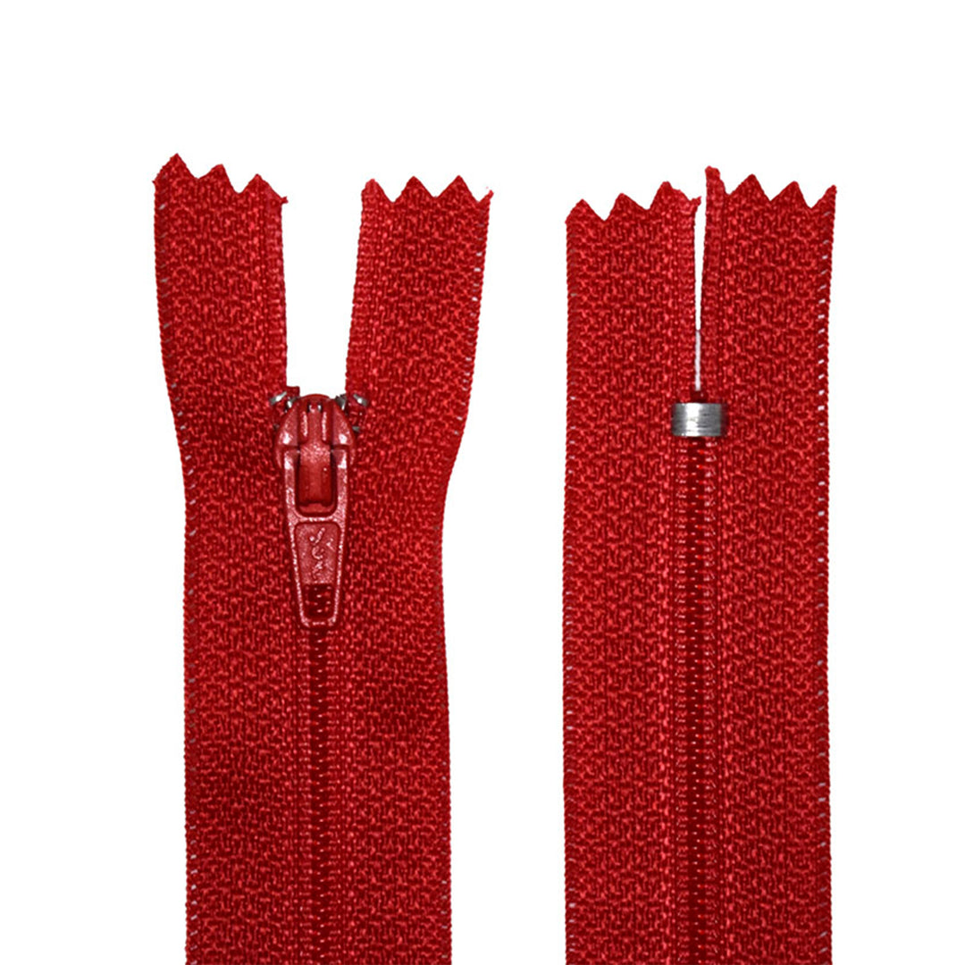 100% Nylon Zippers for Sewing Crafts, 20" inch, 1 Piece, Variety Colors