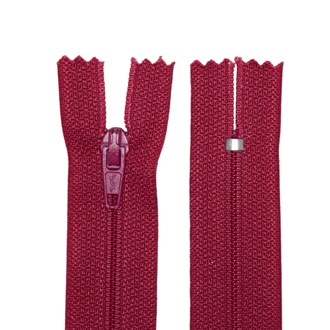 100% Nylon Zippers for Sewing Crafts, 20" inch, 1 Piece, Variety Colors