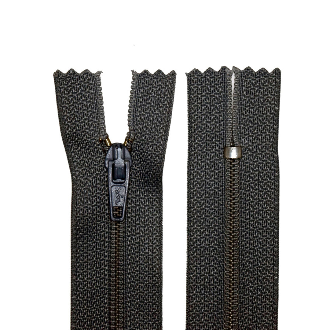 100% Nylon Zippers for Sewing Crafts, 9" inch, 1 Piece, Variety Colors