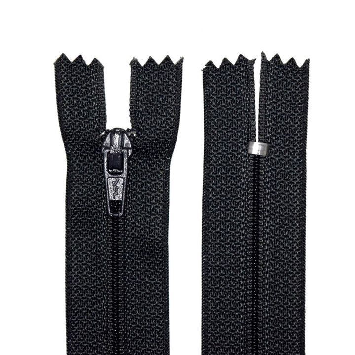 100% Nylon Zippers for Sewing Crafts, 9" inch, 1 Piece, Variety Colors