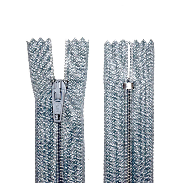 100% Nylon Zippers for Sewing Crafts, 9" inch, 1 Piece, Variety Colors, 6-Pack