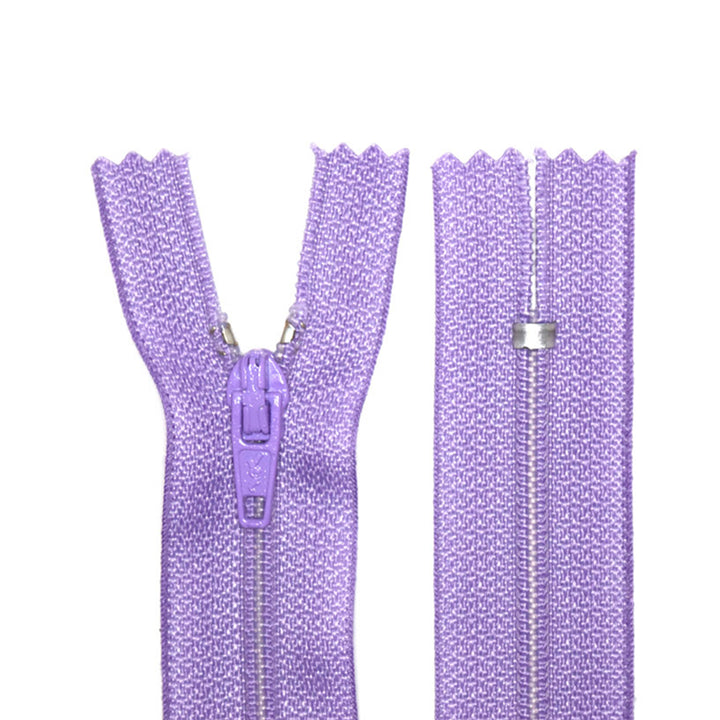 100% Nylon Zippers for Sewing Crafts, 9" inch, 1 Piece, Variety Colors, 6-Pack