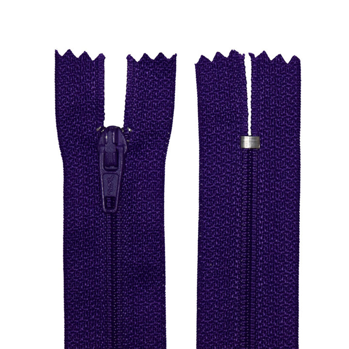 100% Nylon Zippers for Sewing Crafts, 20" inch, 1 Piece, Variety Colors