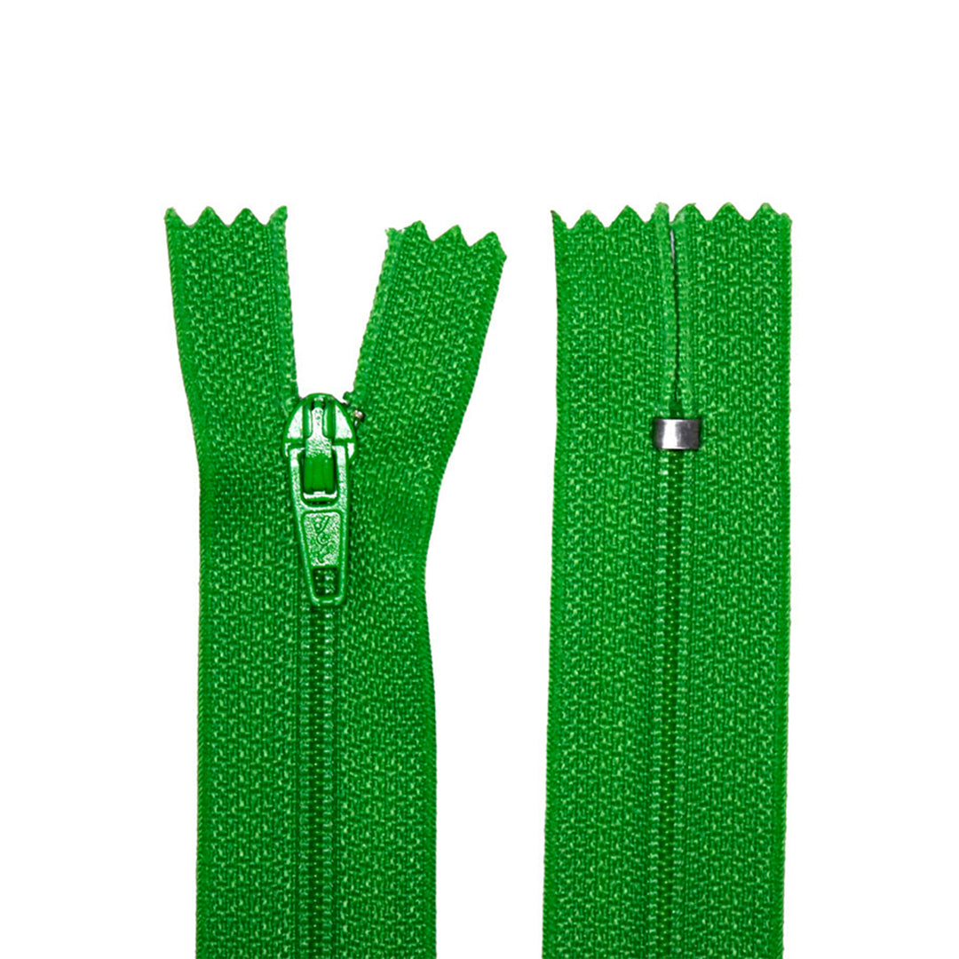 100% Nylon Zippers for Sewing Crafts, 9" inch, 1 Piece, Variety Colors, 6-Pack