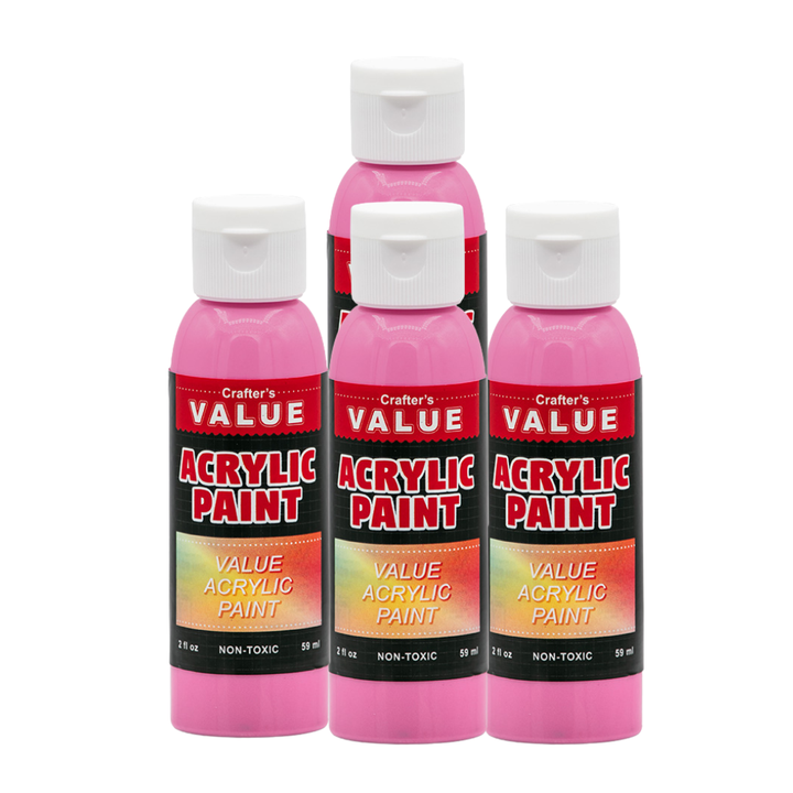 Value Paint by Painters by Heart – 2 fl oz (59 ml) Acrylic Paint – Pearl Colors (Single or 4 Pack)