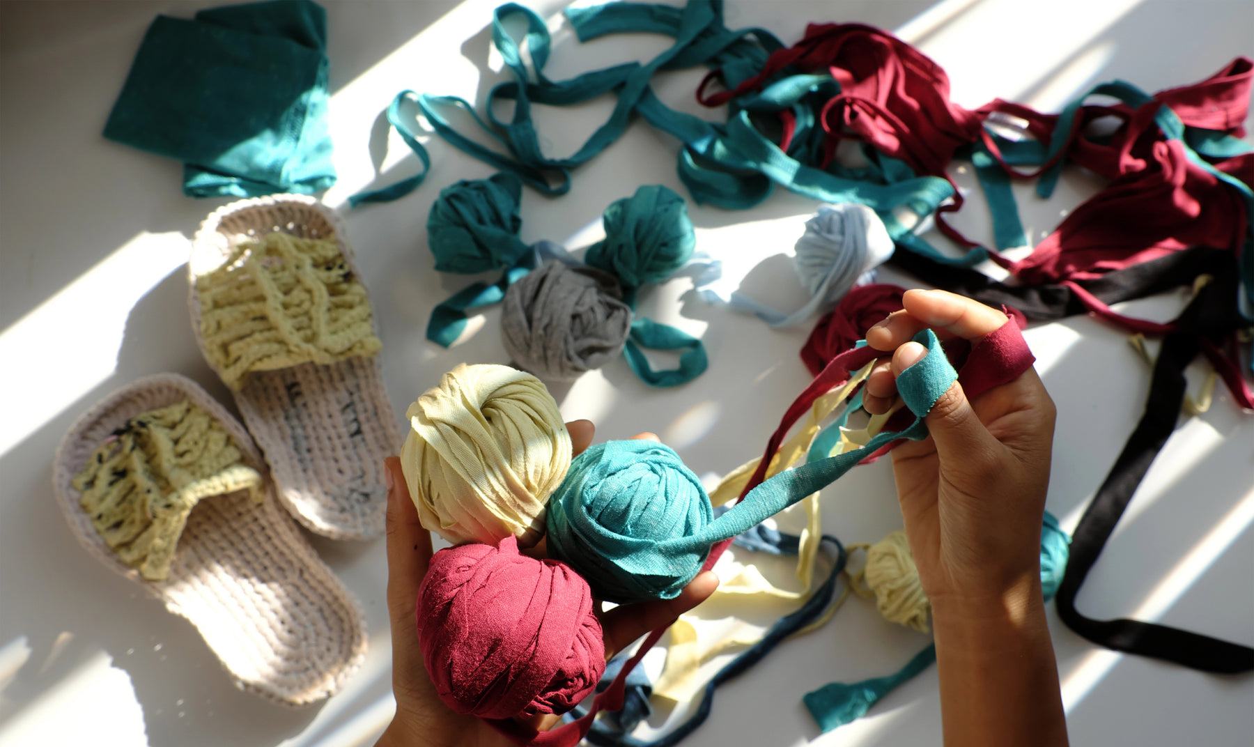 Spark creativity with soft, sustainable T-shirt yarn!