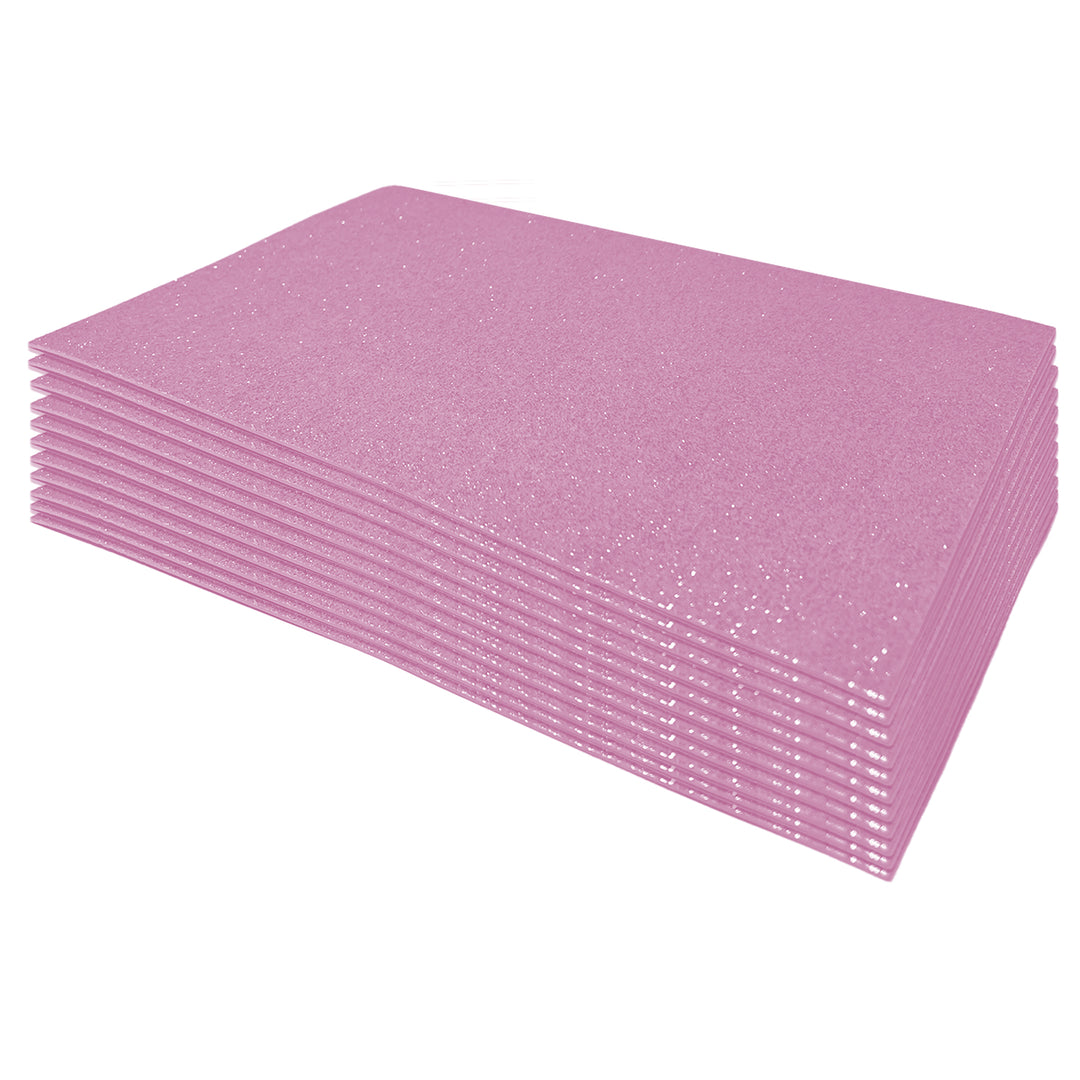 Avanti Foamy Sheet with Glitter, 8 x 12 inches, Variety of Colors, 2mm thick, 10 pcs