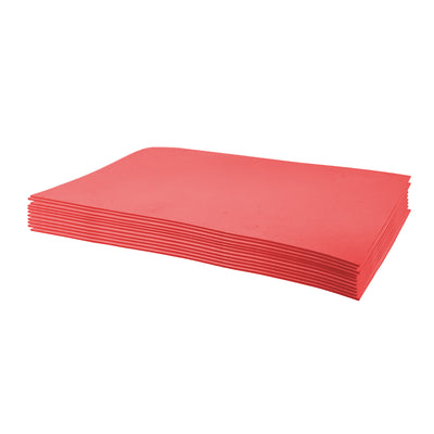 EVA Foam Sheets, 8 x 12 inches, Variety of colors, 10 Pieces per Package
