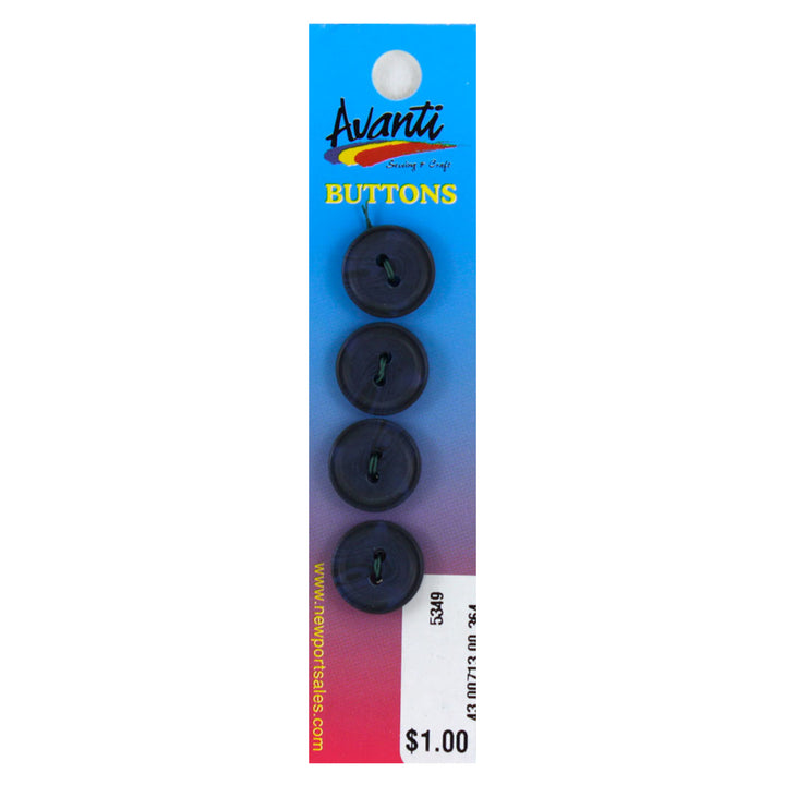 Sewing Buttons – 24L (15mm / 0.6 inches) with 2 Holes – Perfect for Shirts, Cardigans & Children’s Clothing, 12-Pack
