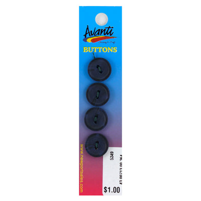 Plastic Circular Buttons, Sew-through, 15mm, 2 Holes, Color Variety, 12-Pack