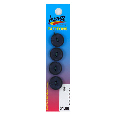 Plastic Circular Buttons, Sew-through, 15mm, 2 Holes, Color Variety