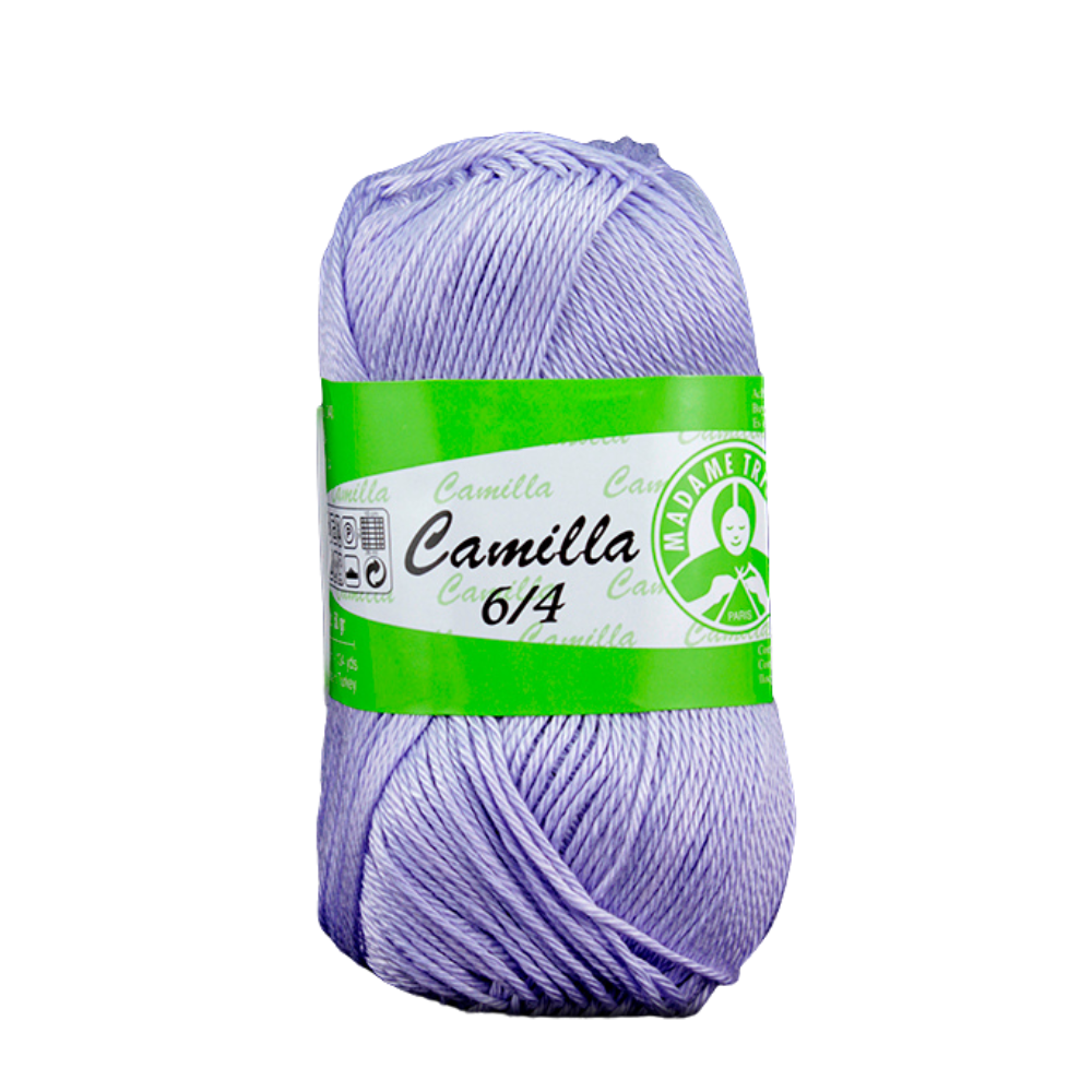 Madame Tricote Paris,  Camilla 6/4, Wool Cotton 100%,  Handknitting Yarn,  50g,  125 meters