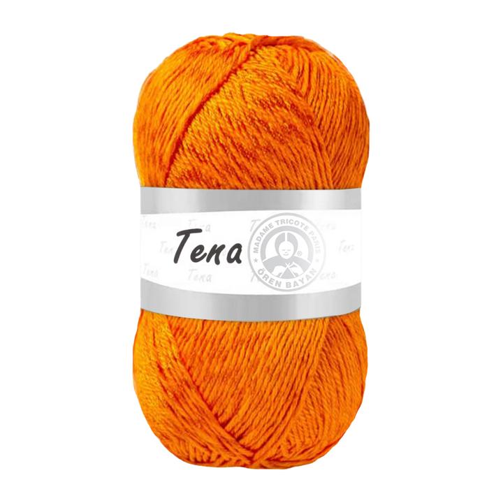 Madame Tricote Paris Oren Bayan, Tena, Cotton 50% & Polyester 50%, Handknitting Yarn, 100g, 5-Pack