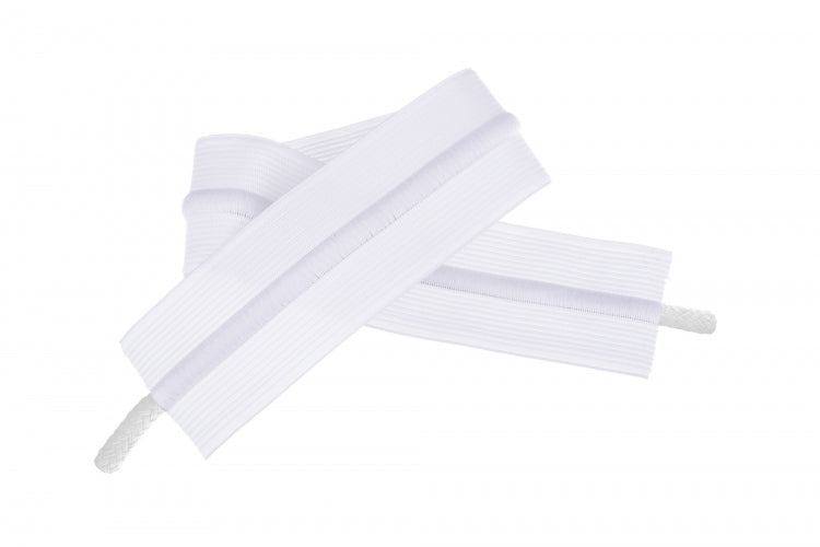 Zanotti Elastic Band with Cord,  White,   27 Yards,   1 1/4 inches (1.25") or 35 mm