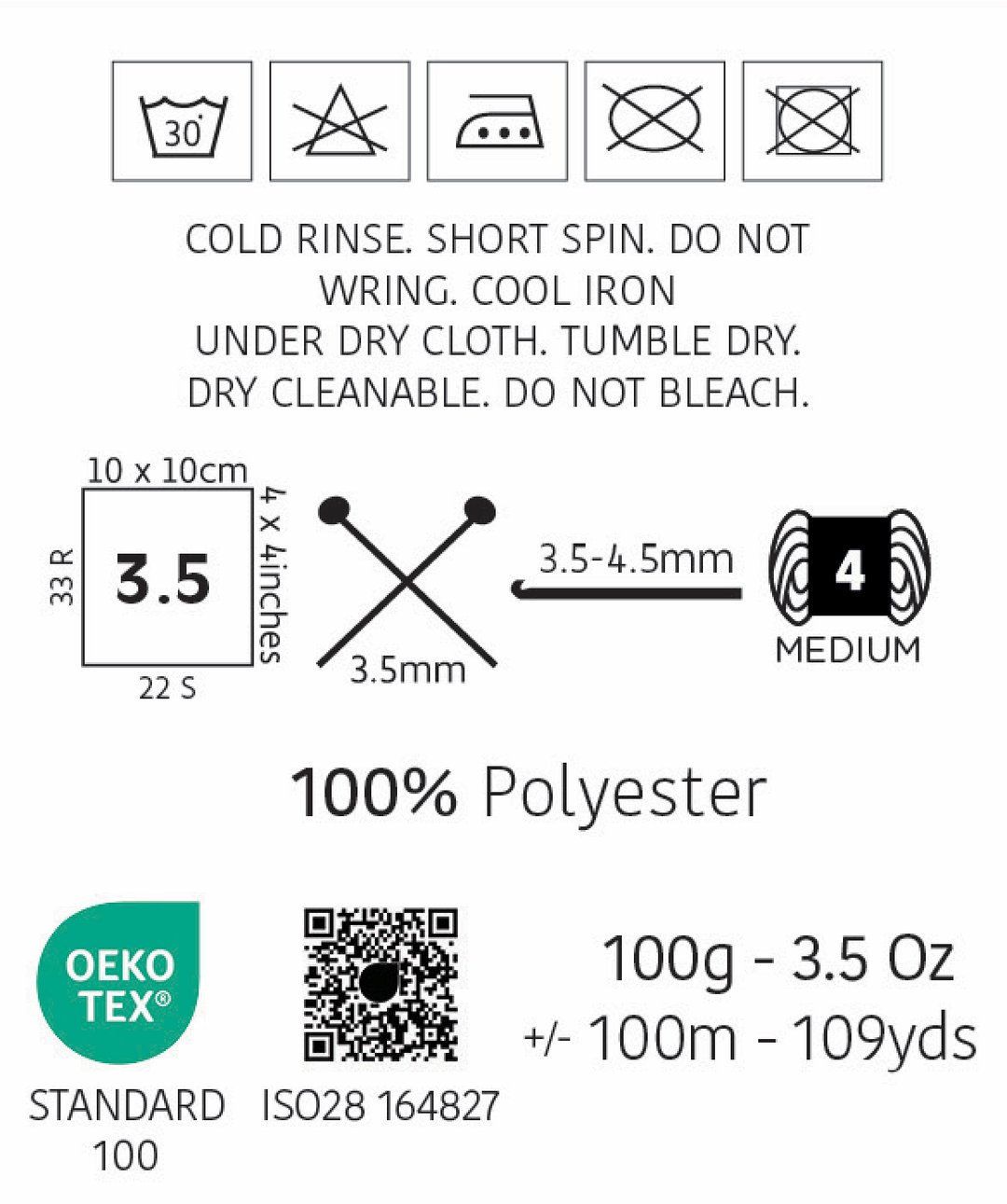 Hello Papier 100g / 3.5oz – 100m / 109yds Premium Polyester Yarn for Crochet and Knitting | Tuva Brand