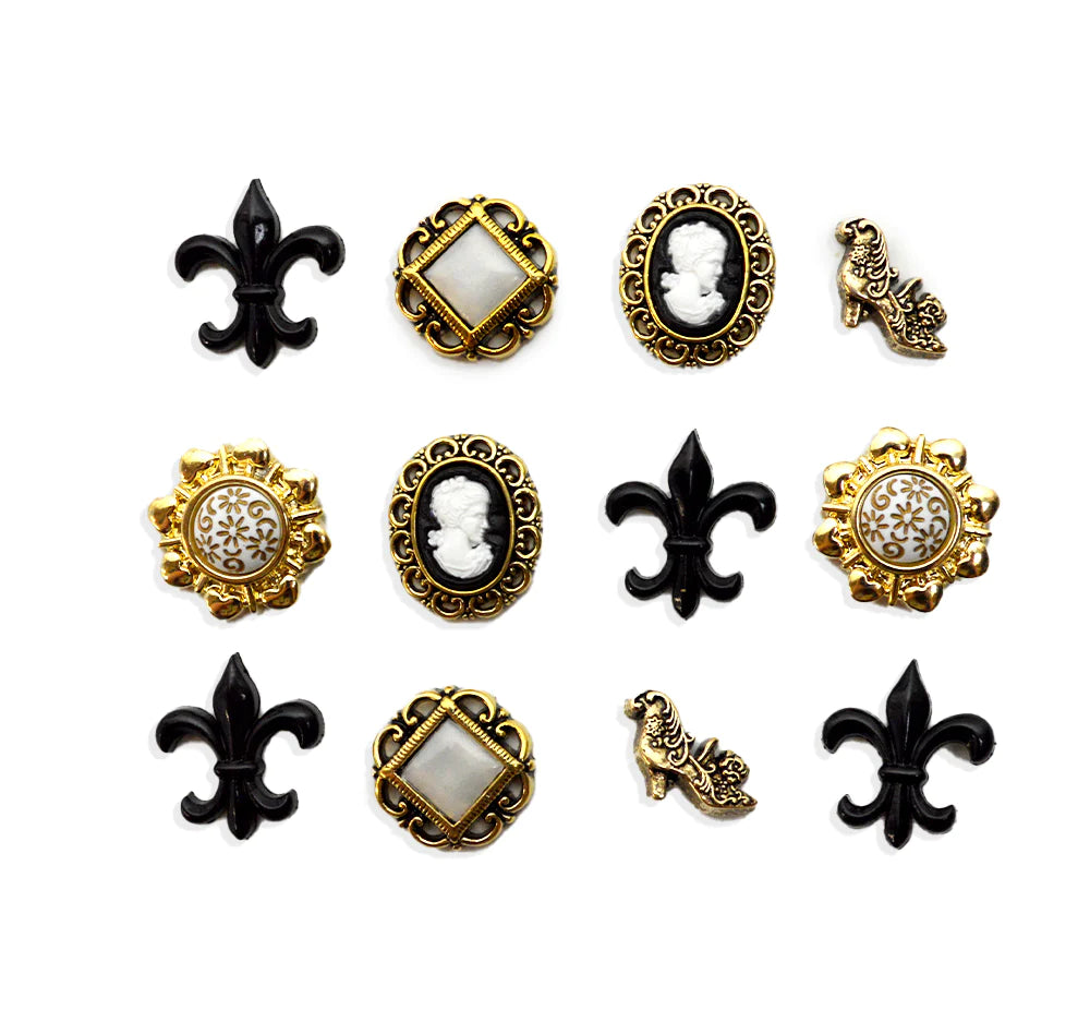 Dress It Up Embellishments - Victorian Miniatures, 3-Pack