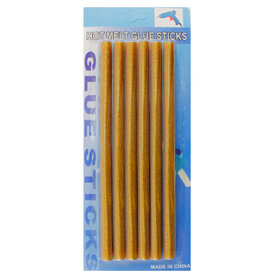 Avanti Glitter Glue Sticks, SIlver and Gold, 7 3/4 inches, 6 pcs