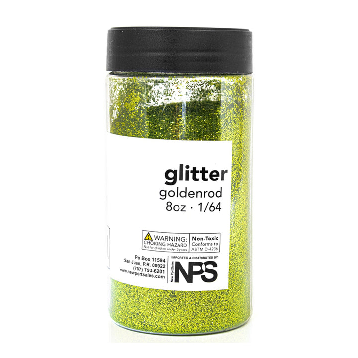 Glitter Acrylic, Craft Twinkle, 8 Fl. Oz. 1/64 Size, Variety Colors