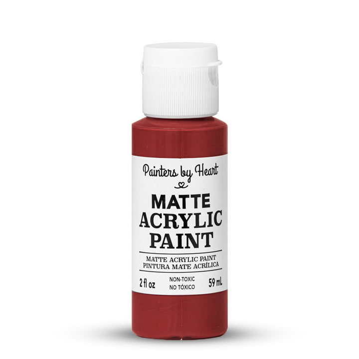 Painters by Heart, Matte Acrylic Paint, 2 Fl Oz, Assorted Matte Colors