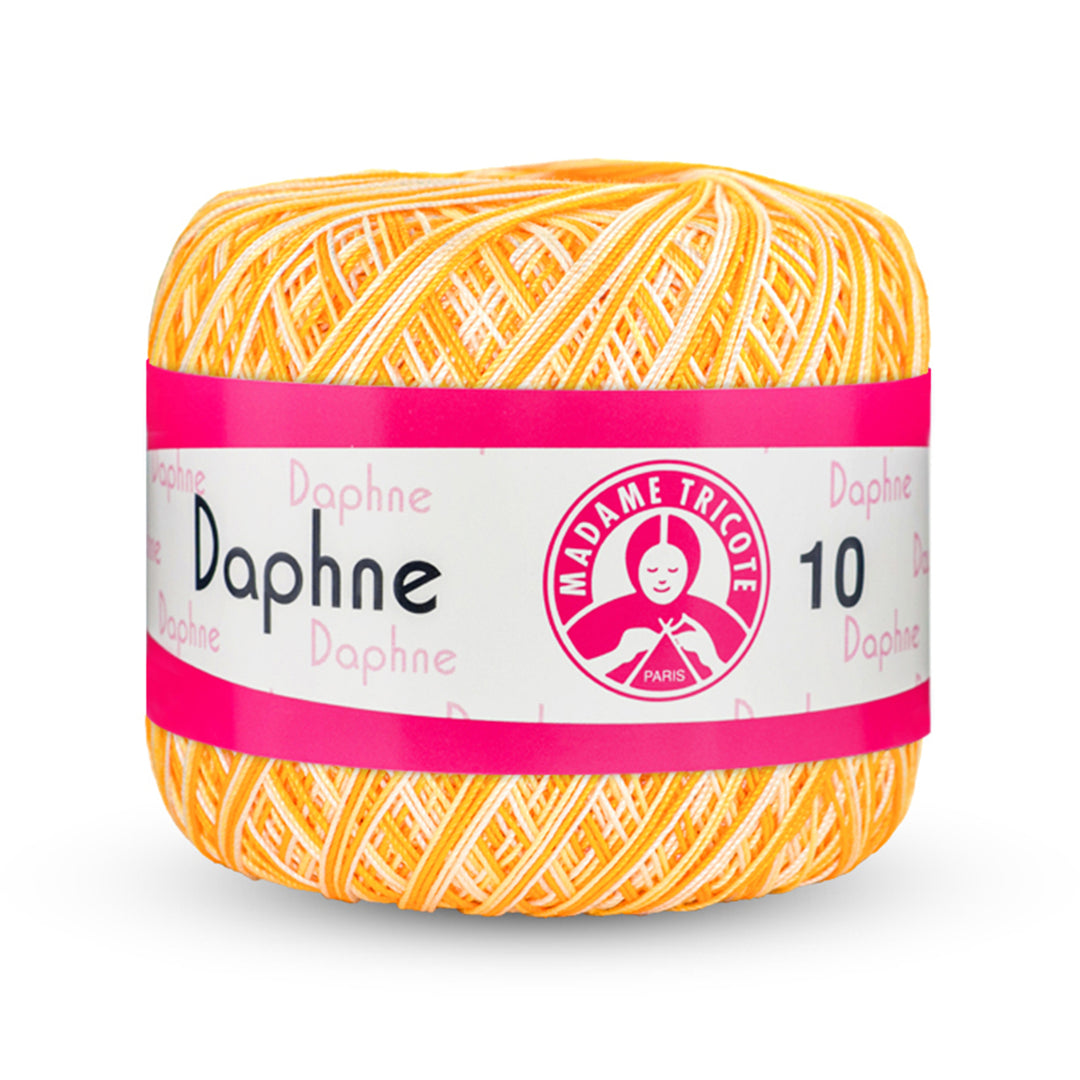 Madame Tricote Paris Daphne, 100% Cotton, Handknitting Yarn, 50g, 308 Yards, 6-Pack