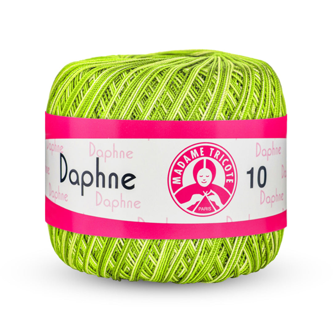 Madame Tricote Paris Daphne, 100% Cotton, Handknitting Yarn, 50g, 308 Yards, 6-Pack