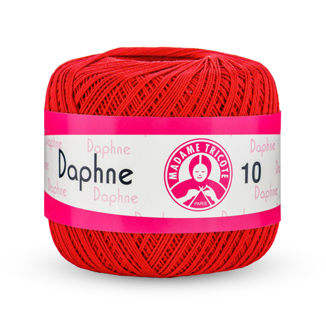 Madame Tricote Paris Daphne, 100% Cotton, Handknitting Yarn, 50g, 308 Yards, 6-Pack