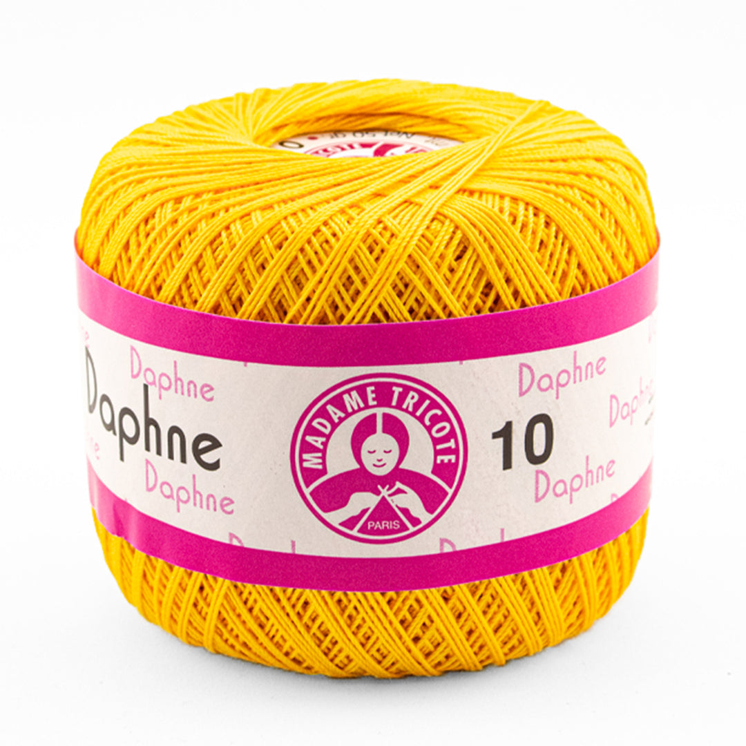 Madame Tricote Paris Daphne, 100% Cotton, Handknitting Yarn, 50g, 308 Yards, 6-Pack