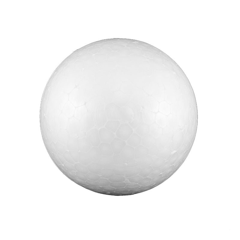 Foam Round Ball, 4" Inches, Polly Balls for Crafts, Ornaments, School Projects & Decorations