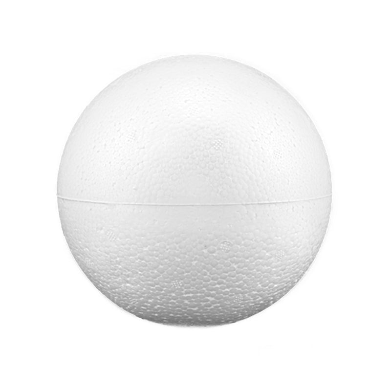 Foam Round Ball, 6" Inches, Polly Balls for Crafts, Ornaments, School Projects & Decorations, 12 pcs, 12-Pack