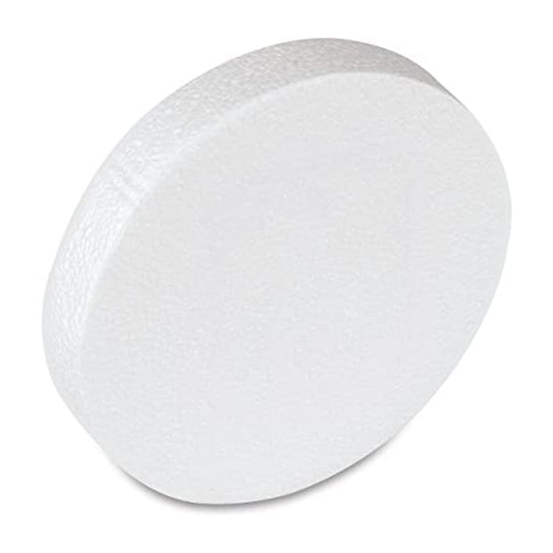 Foam Disk, 6" Inches, Polly Disk for Crafts, Ornaments, School Projects & Decorations