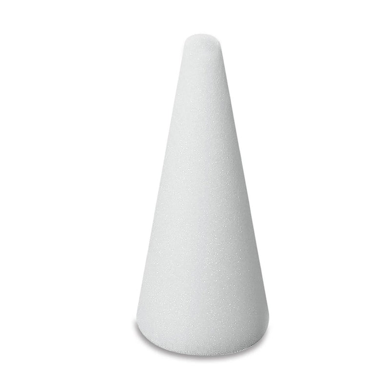Foam Circular Triangle, 15" X 6 1/2" Inches, Polly Cone for Crafts, Ornaments, School Projects & Decorations