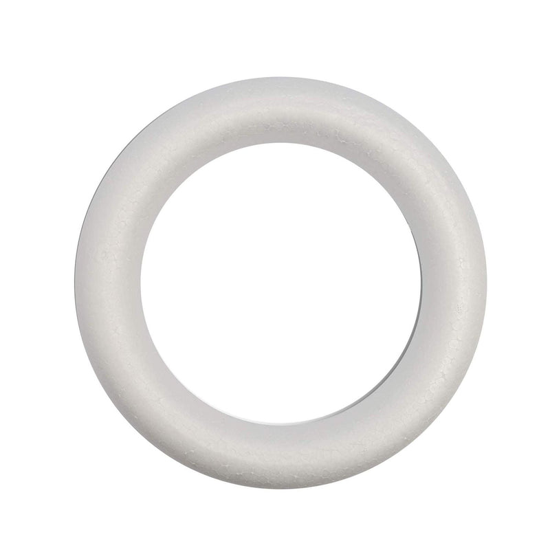 Foam Rings of 9 1/2" inches for Crafts, Ornaments, School Projects & Decorations