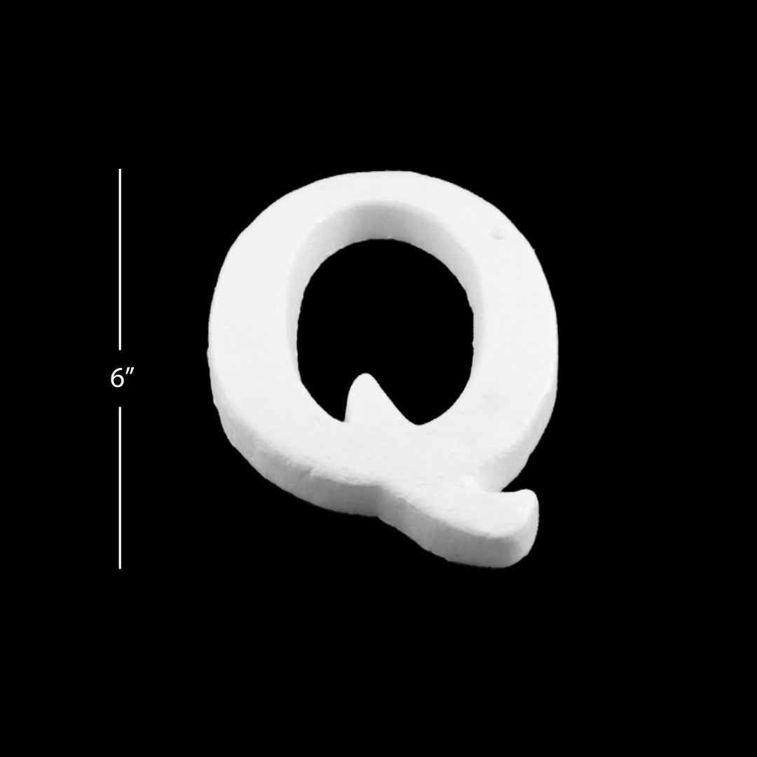 Foam Letters, 6" inches for Crafts, Ornaments, School Projects & Decorations, A-Z